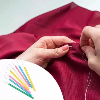 Цветной нитевдеватель ABS цилиндрический швейный нитевдеватель для рукоделия вязание швейный инструмент швейные принадлежности