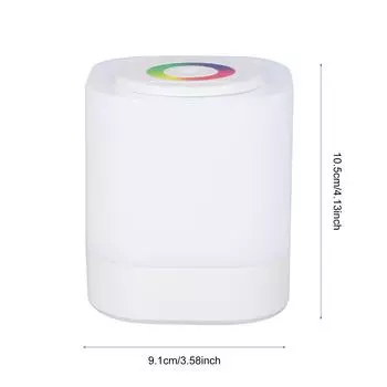 Цветной ночник теплый белый свет RGB меняющие цвет огни сенсорный таймер настольная лампа с регулируемой яркостью кровати