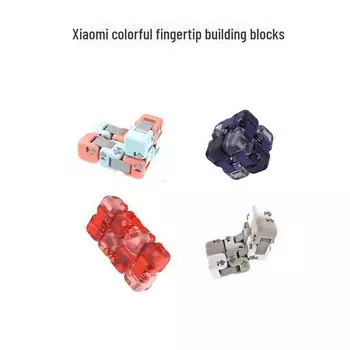 Цветной пазл для пальцев Mi Rabbit: Игрушка-конструктор Magic Cube null