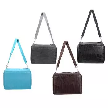 Цветной пенал 252 отверстия большой емкости для художественной росписи ручка портативная сумка для хранения из ПУ Gray Gray