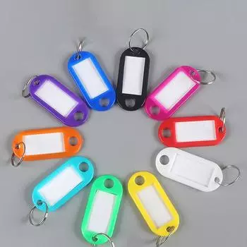 Цветной пластиковый брелок для ключей Pp Бирка для багажа Бирка для отеля Номер отеля Классификация Бирка для ключей