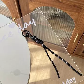 Цветной плетеный шнурок для ключей, чехол для телефона, украшение, женская шикарная сумка, подвеска Kpop, сделай сам, брелки для друзей, пара, подарок