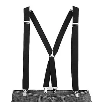 Цветной Подвесной Для Взрослых Для Женщин Галстук-Бабочка Подтяжки Зажимы Подвесной Комплект Подтяжек Для Брюк Зажим Для Галстука вино красного