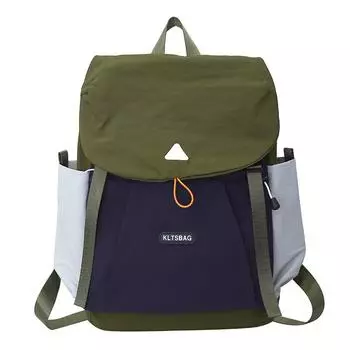 Цветной Повседневный Сплайсинг Сумка на Плечо для Мальчиков Спортивный Стиль Уличный Студенческий Рюкзак