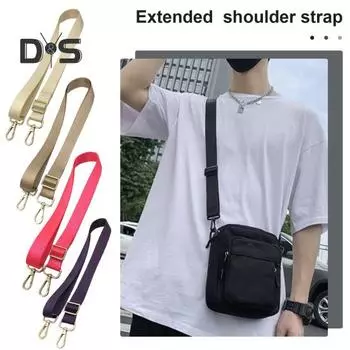 Цветной ремень для сумки на плечо с карабином, регулируемый, расширенный, одинарный, через плечо, сумка для писем, сменный ремень для сумки, аксессуары для самостоятельной сборки 1pc зелёный