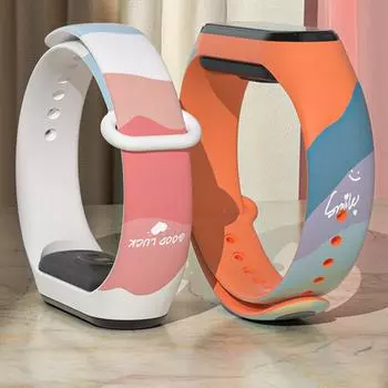 Цветной ремешок Morandi для Xiaomi Mi Band 6, 3 4 5, силиконовый браслет-браслет, сменный ремешок для Mi Band 6 5, для mi Band 3 4