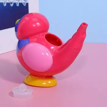 Цветной рисунок свисток водяной птицы безвредная музыкальная игрушка для купания для ребенка раннего возраста 7.6*5.5*9.5cm