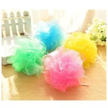 Цветной шарик для ванны Цветной шарик для ванны Полотенце для ванны Потрите спину Цветок для ванны Пузырьковый шарик для ванны Туалетные принадлежности Random color/10pcs