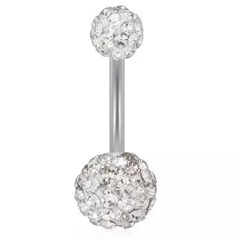 Цветной стержень, полный сверлильного шарика, пряжка пупка, кольца на пупке, мягкий керамический шарик, пупок, ногти, прокол, модное украшение для пупка