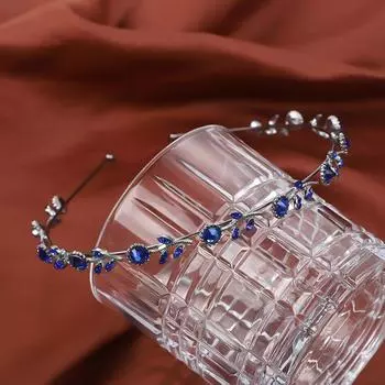 Цветной светлый бриллиант треугольный ромб любовь повязка на голову давление волосы головной убор аксессуары персонализированные креативные аксессуары для волос кристалл белый