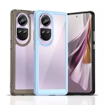 Цветной защитный чехол для OPPO Reno 10(Глобальный)/10 Профи(Глобальный) Противоударная задняя крышка OPPO Reno10(Global) чистый