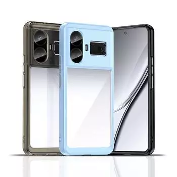 Цветной защитный чехол для Realme GT5, противоударный чехол на заднюю панель Realme GT5 красный