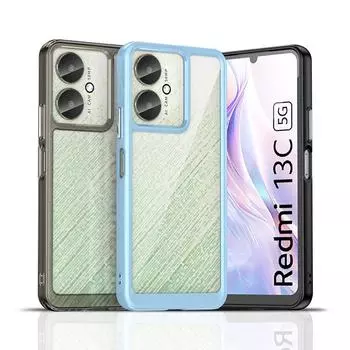 Цветной защитный чехол для Redmi 13C 5G/13R 5G/Poco M6 противоударный задний чехол Redmi 13C 5G