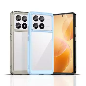 Цветной защитный чехол для Redmi K70/K70 Pro/K70E/Poco X6 Pro 5G противоударный задний чехол Redmi K70 чистый
