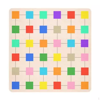 Цветные блоки Пазлы Интеллектуальные игрушки Красочные игры для развития мозга Сенсорные игры для раннего развития