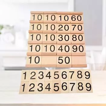 Цветные бусины Бар Игрушка Математические игрушки для детей Математические учебные пособия Образовательные деревянные детские