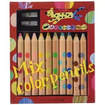 Цветные карандаши KOKUYO разноцветные карандаши 10 штук KE-AC1