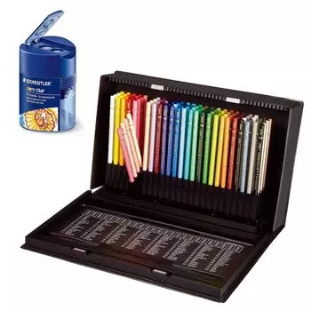 Цветные карандаши Mitsubishi Pencil 100 цветов Unicolor UC100CN2 Набор из 2 шт. с точилкой