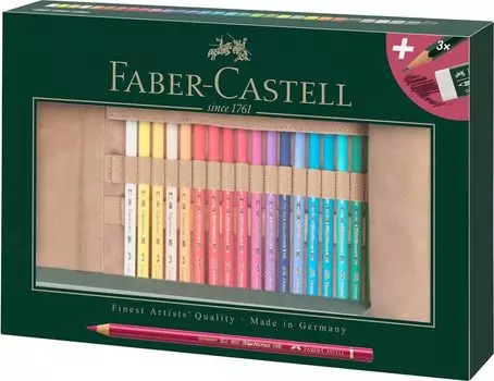 Цветные карандаши Polychromos, набор из 30 цветов, 110030, подлинные Faber-Castell [японский продукт]