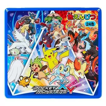 Цветные карандаши Showa Note Pokemon XY 24 цвета 689727002