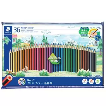 Цветные карандаши Staedtler 36 цветов Norris Color Metal Case Oil Based 1 Set 185 M36PB