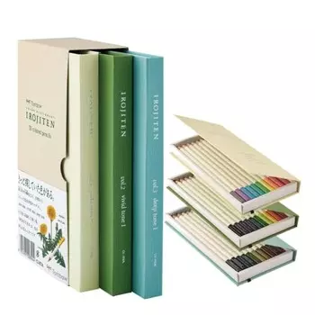 Цветные карандаши Tombow 30 цветов (Тип книги) Коллекция словаря цветов 1 (Коллекция из 30 натуральных цветов) CI-RTA