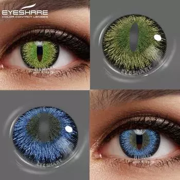 Цветные контактные линзы для косплея Eyeshare для глаз, глаза животных, динозавров, цветные линзы для глаз, кошачий глаз на Хэллоуин, 1 пара, 14,5 мм