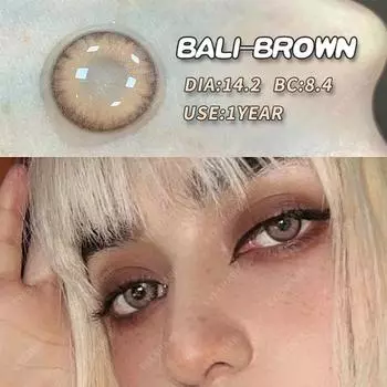 Цветные контактные линзы EYESHARE, 1 пара цветных контактов для глаз, линзы для карих глаз, ежегодный красочный макияж, контактные линзы для зеленых глаз