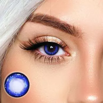 Цветные контактные линзы JeweLens 2шт Galaxy Series -2.25