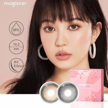 Цветные контактные линзы Magister 14.2 мм коричневые/серые/черные натуральные контактные линзы серии RUSSO 14.2mm