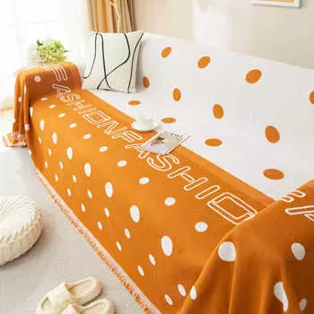 Цветные круги Синель Чехлы для диванов Ткань Диван Пододеяльник Полное покрытие Универсальный чехол для полотенец для дивана Пыленепроницаемая подушка для дивана 180 x130cm 1pcs