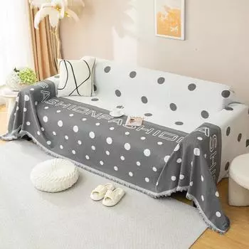 Цветные круги Синель Чехлы для диванов Ткань Диван Пододеяльник Полное покрытие Универсальный чехол для полотенец для дивана Пыленепроницаемая подушка для дивана 180 x130cm 1pcs