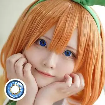 Цветные линзы для вечеринок, сумасшедший цвет, увеличивают, украшают естественный вид, красочный макияж глаз RY280BU