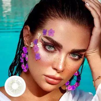 Цветные линзы для вечеринок, сумасшедший цвет, увеличивают, украшают естественный вид, красочный макияж глаз FC107YG