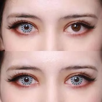 Цветные линзы для вечеринок, сумасшедший цвет, увеличивают, украшают естественный вид, красочный макияж глаз YS26WH