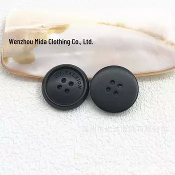 Цветные матовые пуговицы из смолы с четырьмя отверстиями для мужских и женских тренчей, пальто и костюмов
