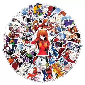 Цветные наклейки из ЭВА, 50 шт. (не повторяется), водостойкий и солнцезащитный крем.