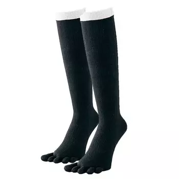 цветные носки YA1501 90 Черный [SK] 5-палый (усиленная подкладка) 25~28см чёрный