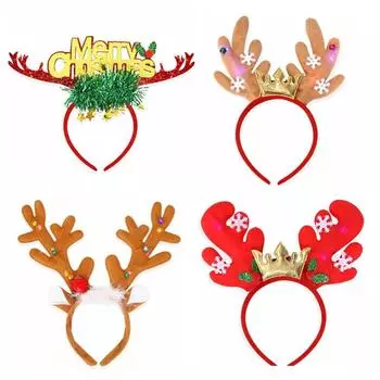 Цветные огни Рождественская повязка для волос Блестящие пайетки Фотореквизит Товары для вечеринок Style 3