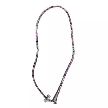 Цветные рисовые бусины для очков, цепочка для очков с бусинами, ремешок для женской маски, шейный шнур, держатель для солнцезащитных очков, препятствующий падению