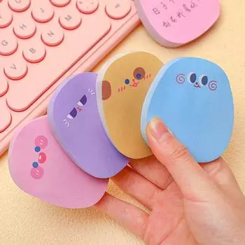 Цветные самоклеящиеся листы для сообщений, 60 листов, школьные принадлежности, самоклеящиеся листки для офиса синий