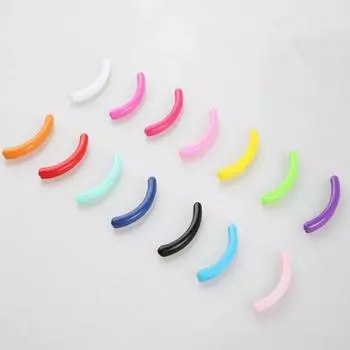 Цветные щипцы для завивки ресниц, сменные резиновые 10 шт./компл., черные, белые, розовые эластичные щипцы для завивки ресниц, сменные резиновые полоски, аксессуары
