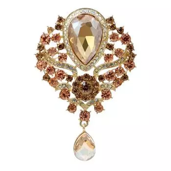 Цветные стразы, капли воды, броши для женщин, шарф, свадьба, зима, булавка, блестящие аксессуары, хороший подарок