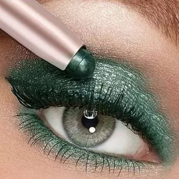 Цветные тени для век в карандаше, розовые, коричневые, зеленые, черные, карандаш для век, глянцевые, перламутровые, водостойкие, сценический макияж 1#