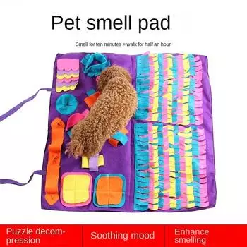 Цветные товары для домашних животных, тибетская еда, коврик для запаха собак и кошек, снятие стресса, коврик для медленной еды, коврик для тренировки домашних животных-головоломки 90*90cm