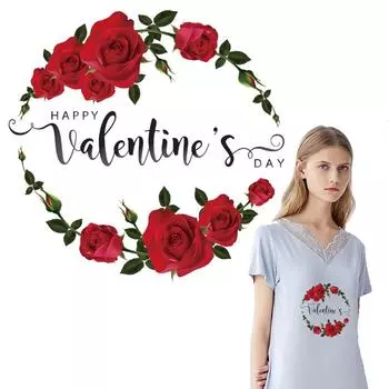 Цветочная автомобильная нашивка A-Level, моющиеся теплопередающие нашивки, футболка, джинсы, наклейки, новый дизайн, аксессуары «сделай сам», нашивка 22x21.7cm