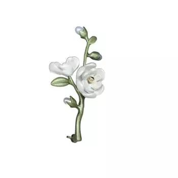 Цветочная брошь Цветочная модная брошь Сплав Пресноводный жемчуг Аксессуары