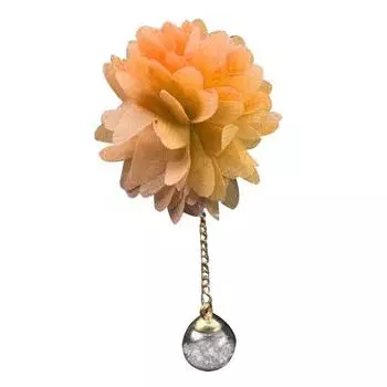 Цветочная цепочка с шариком, подвеска, автомобильный освежитель воздуха, зажим для духов, аромадиффузор белый