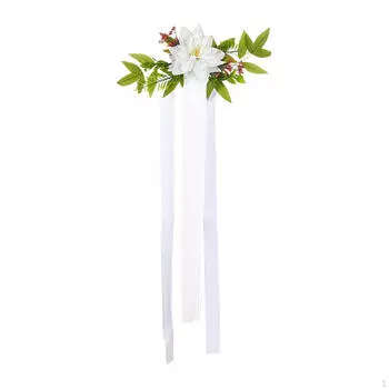 Цветочная композиция для скамейки у прохода Цветы для стульев Украшения для свадеб Банкеты белый