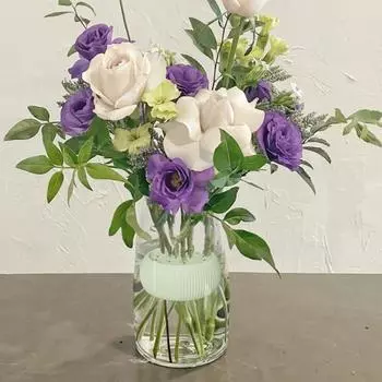 Цветочная композиция из цветов Икебана Подставка для букета Подставка для цветочной композиции Вазы big blue